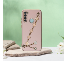 XİAOMİ REDMİ NOTE 8 UYUMLU ELÇEK ŞANZELİZE KILIF ROSE GOLD